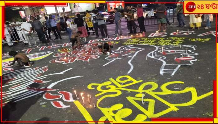 R G Kar Protest: অভয়ার বিচার চেয়ে, খালি গায়ে মোমবাতি হাতে রাত দখলে ৫২ পথশিশু...