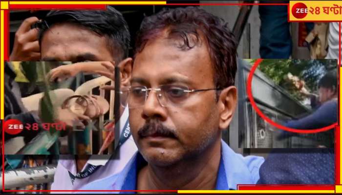 Sandip Ghosh | R G Kar Protest: &#039;চোর, চোর&#039; স্লোগানের মধ্যেই &#039;বড় ডাক্তার&#039; সন্দীপ ঘোষকে এবার জুতো!