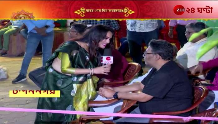 Indranil Sen at the Jagaddhatri Puja in Chandannagar
