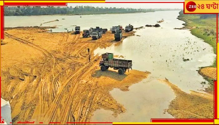 Alipurduar: সংকোশের চর যেন বালি মাফিয়াদের &#039;কারখানা&#039;! প্রশাসনের নাকের ডগাতেই নিত্য নদীচুরি...