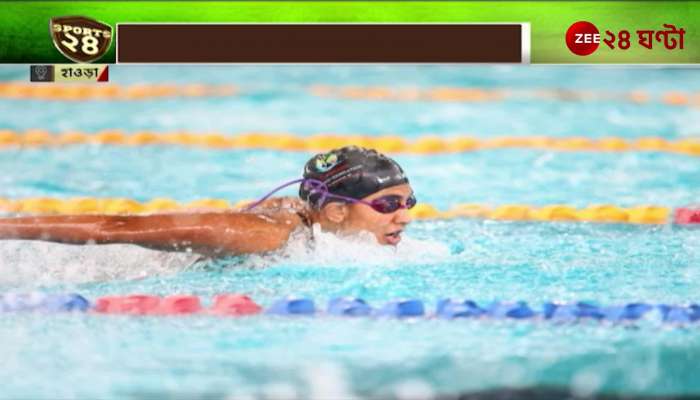 Howrahs girl Saubriti has won two gold medals in swimming at the National Games