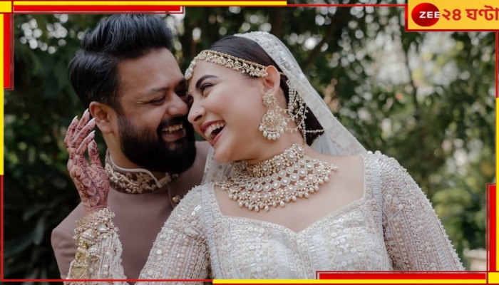 Mehazabien Chowdhury Wedding: প্রথম দেখাতেই প্রেম, ১৩ বছর পর অবশেষে বিয়ের পিঁড়িতে মেহজাবীন...