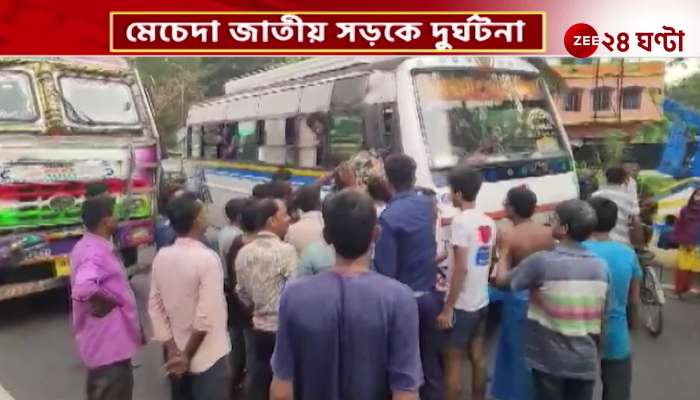 A truck accident with a cycle and died a man
