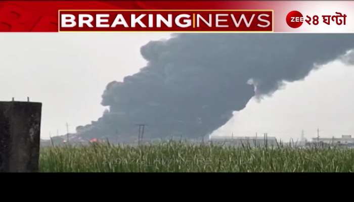 Devastating fire at a chemical factory in Domjur fire brigades swift response