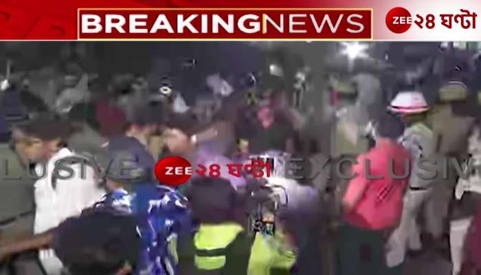  Massive police deployment to evacuate trapped staff from Bikash Bhavan, scuffle breaks out