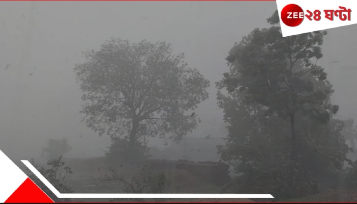 Strom in Purulia: ভরদুপুরে আচমকাই অন্ধকার নেমে এল পুরুলিয়ায়, আতঙ্কে শুনশান রাস্তা...