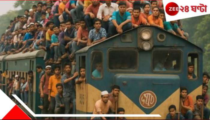 Bangladesh: বাংলাদেশে ঈদযাত্রায় ট্রেনে উপচে পড়া ভিড়! 