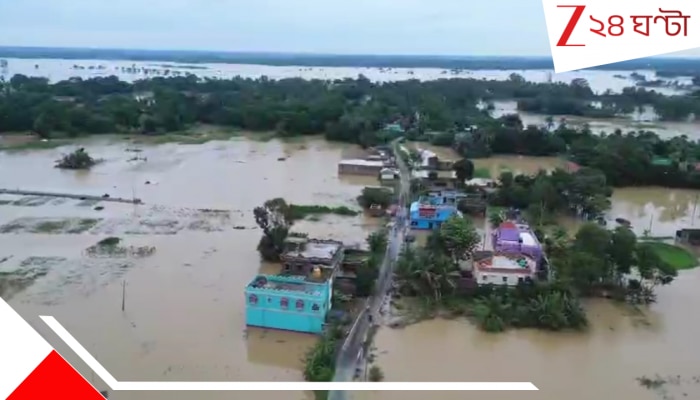 ফুঁসছে শিলাবতী-কেঠিয়া! বাঁধ ভেঙে জলের তলায় বিঘার পর বিঘা কৃষিজমি, মাথায় হাত কৃষকদের