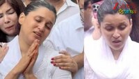 বাবার শেষকৃত্যে জ্ঞান হারালেন মানারা, পাশে নেই দিদি প্রিয়াঙ্কা-পরিণীতি!
