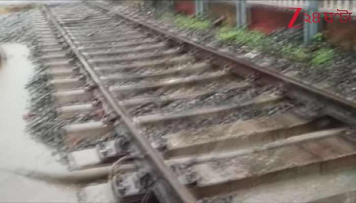 Rain causes misery water on train lines disrupted services