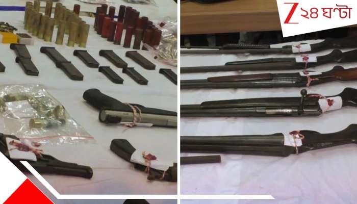 ৯১১ রাউন্ড তাজা কার্তুজ ছাড়াও ৫০টি কার্তুজের খোল, ১৬টি খালি ম‍্যাগাজিন, এই খালি কার