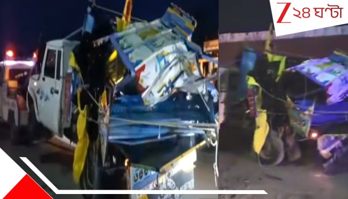 কাকভোরে ভয়ংকর দুর্ঘটনা, ট্রাক-পিকআপ ভ্যান সংঘর্ষে ঘটনাস্থলেই নিহত ৭ শিশু-সহ ১০