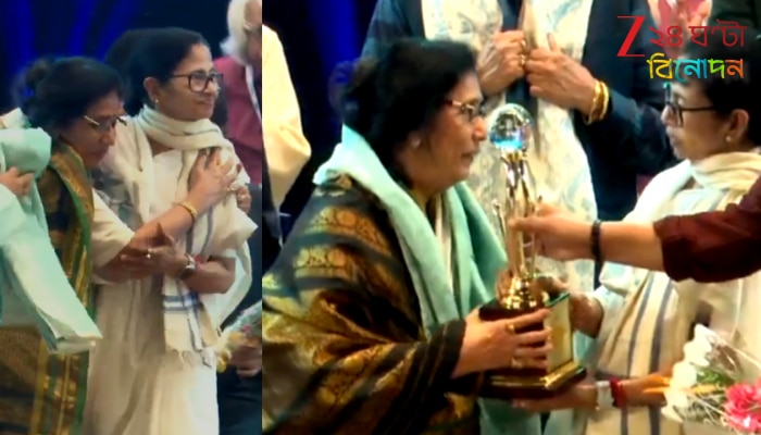 Aarti Mukherjee: &#039;ওর মতো কেউ ভাবেনি...&#039;, মুখ্যমন্ত্রীর হাত থেকে বঙ্গবিভূষণ নিয়ে কেঁদে ফেললেন আরতি!