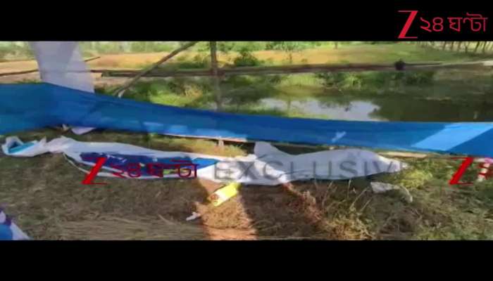 Vandalism at Trinamools SIR Assistance Camp