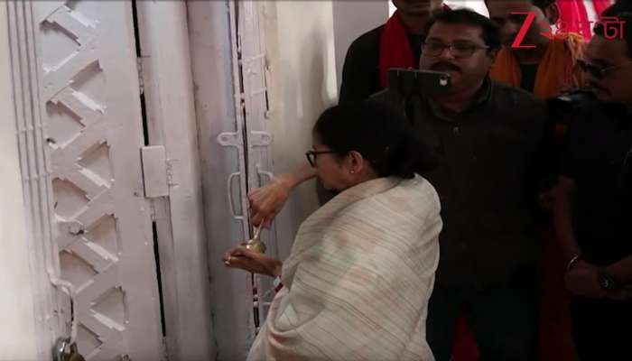 Mamata Banerjee Chief Minister offers prayers at Madan Mohan Temple in Cooch Behar