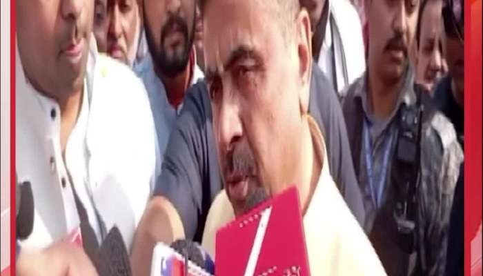  Protest march after attack on Suvendu Adhikari’s convoy in Chandrakona