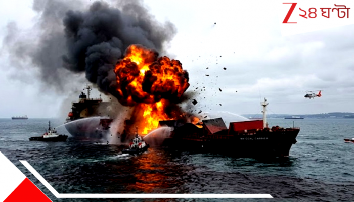Attack on Mayuree Naree in Strait of Hormuz: প্রচণ্ড বিস্ফোরণ: ভারতে আসার পথে হরমুজ়ে হামলায় ঘায়েল ‘ময়ূরী নারী’, আগুনমাখা কালো ধোঁয়ায় মিশে আর্তনাদ