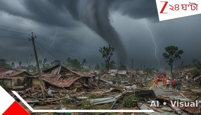 Massive Tornado: মহাপ্রলয়ে প্রকৃতির মরণ-খেলা: টর্নেডোর তাণ্ডবে প্রাণহানি, ভারী বৃষ্টিপাতের রেড অ্যালার্ট  