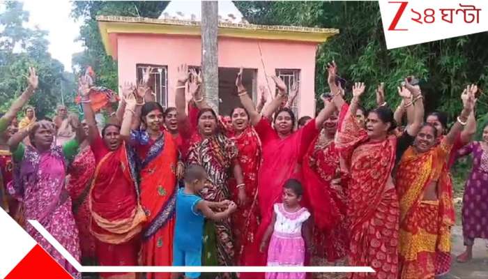 BJP Win Celebration: বিজেপির জয়ে 'বুকের রক্ত দিয়ে' হনুমানজিকে পুজো মহিলাদের 
